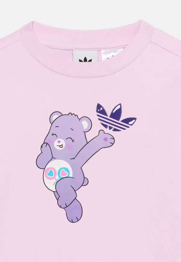 Детское платье-футболка - трикотажное платье Adidas Originals, белый — фото 4