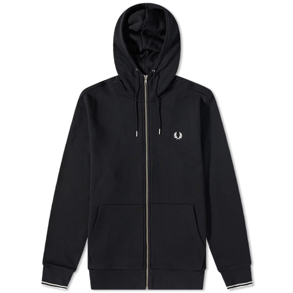 

Толстовка Fred Perry Zip Hoody, Черный, Толстовка Fred Perry Zip Hoody