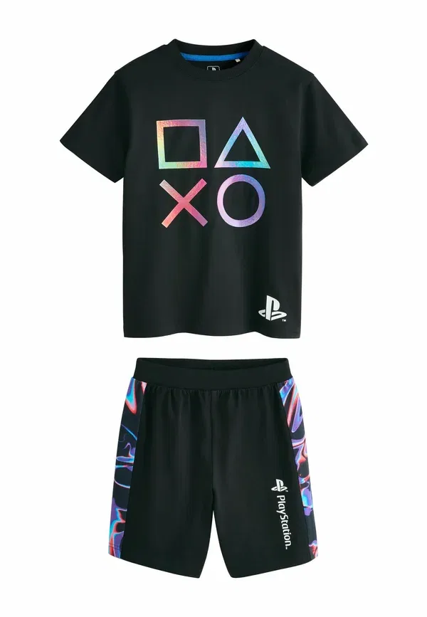 Комплект пижам из 2 штук с принтом, Playstation, Next Black, черный/синий — фото 3