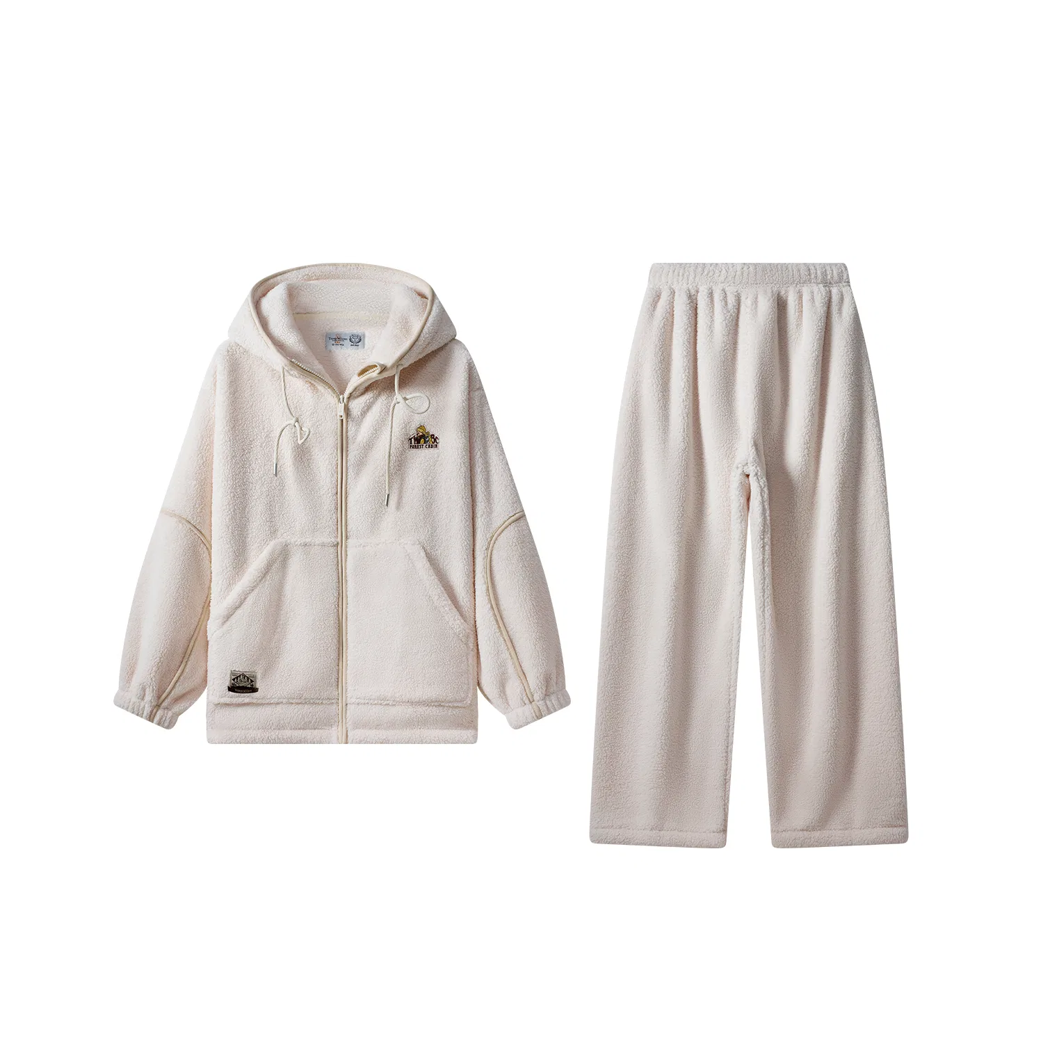 Детский комплект пижамы с принтом Teenie Weenie, Winter White