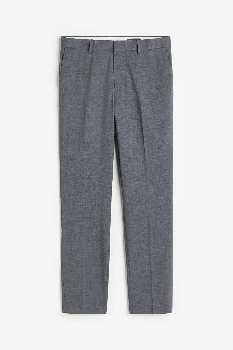 

Брюки узкого кроя H&M Suit, темно-серый