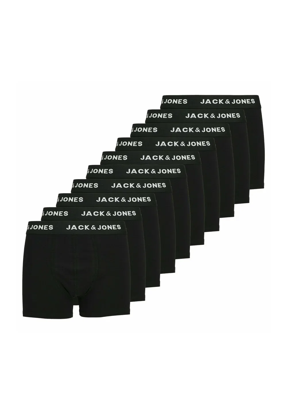 10 штук в упаковке - боксерские трусы Jack & Jones, Schwarz