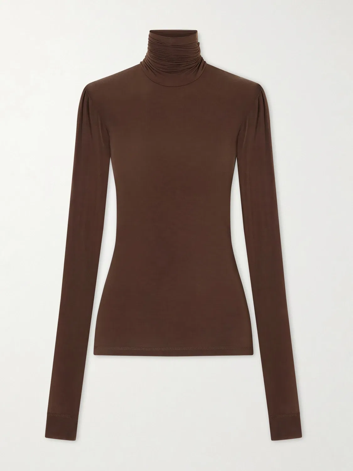 Топ SAINT LAURENT, коричневый