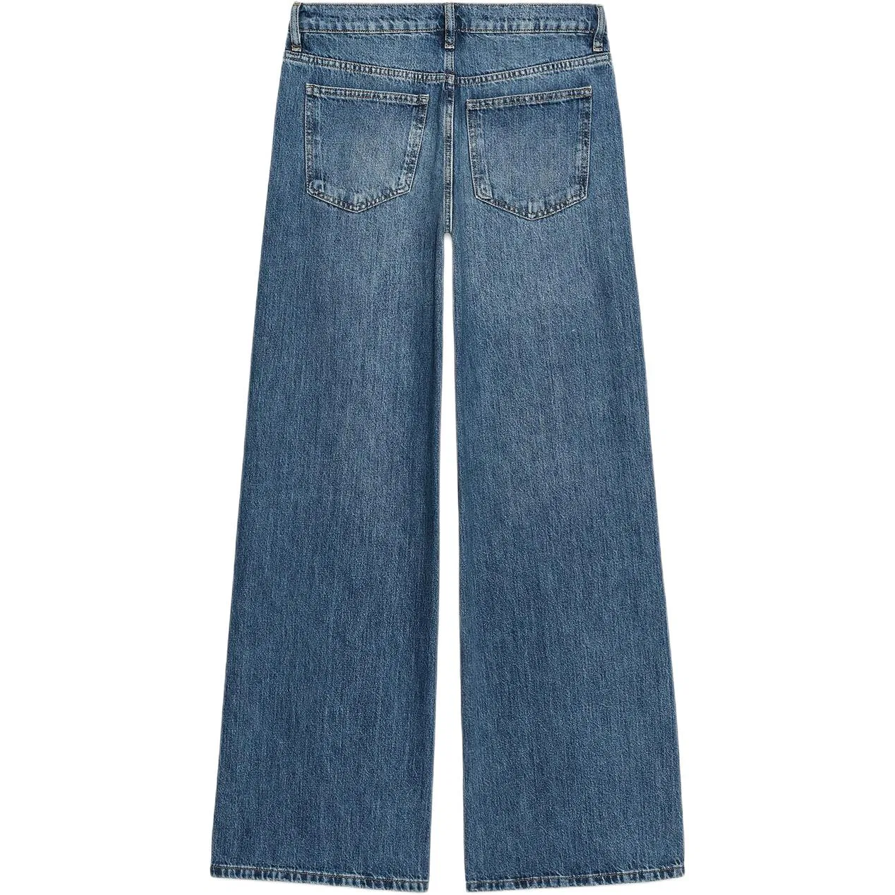 Женские джинсы с широкими штанинами Indigo ZARA — фото 3