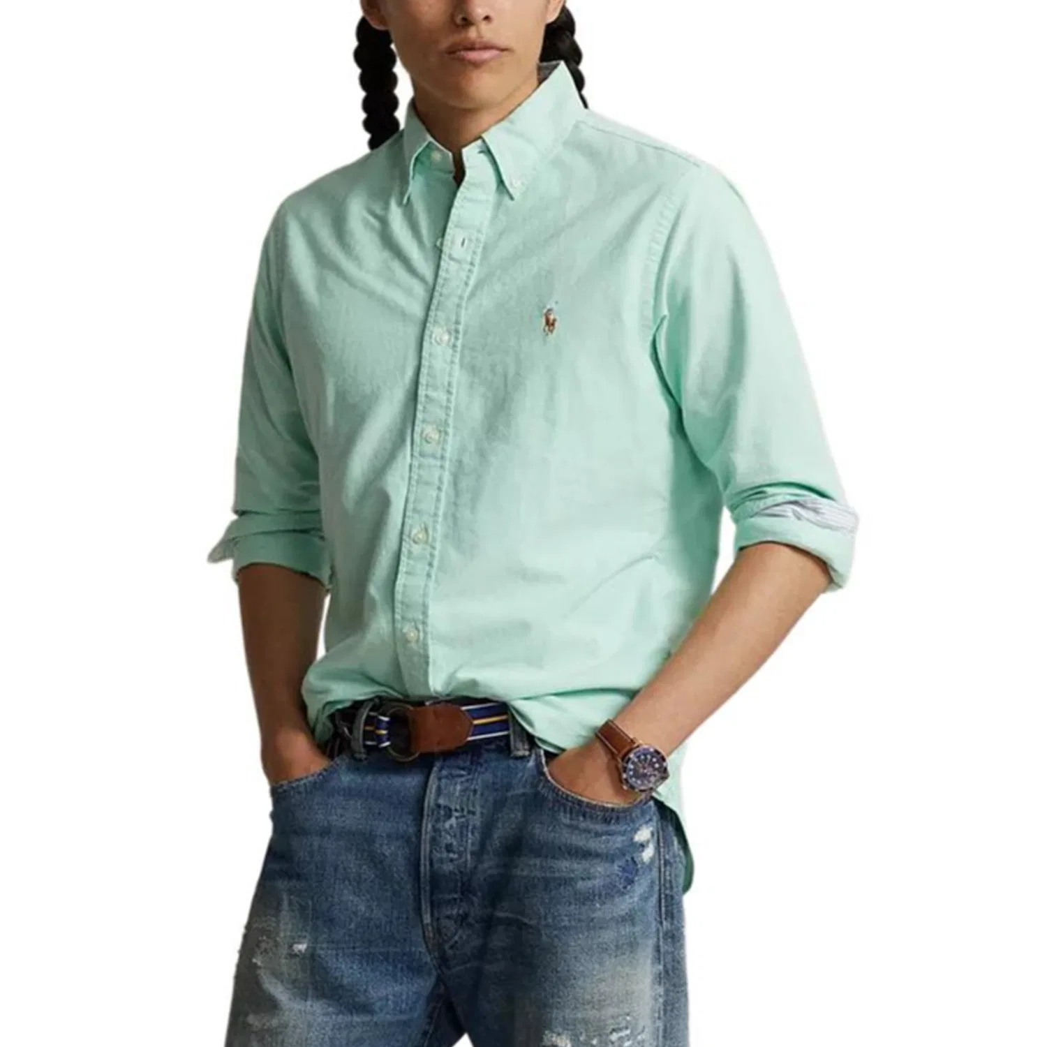 Рубашка зеленая Polo Ralph Lauren