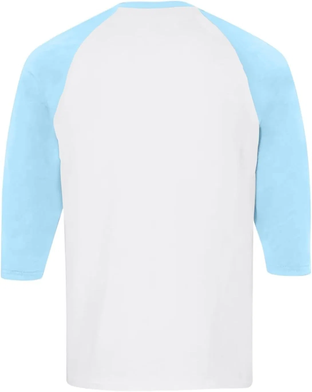 Мужская бейсбольная футболка с рукавом 3/4 Casual Raglan, White — фото 4