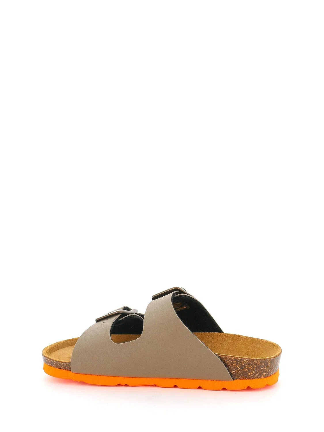 Детские тапочки для мальчиков Grunland SINT BAMB SLIPPER GRÜNLAND il benessere è naturale, Taupe Orange — фото 3