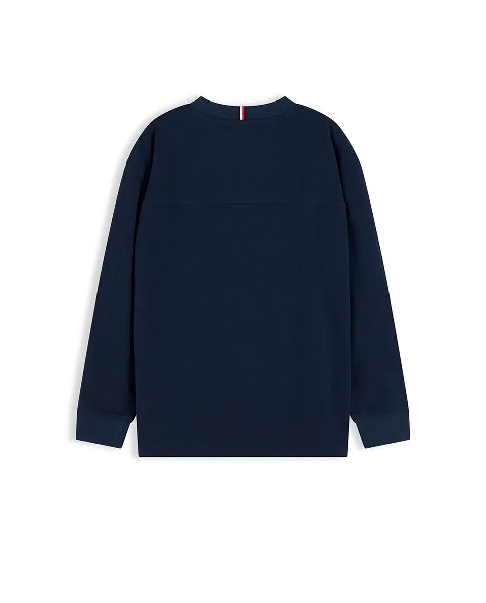 Детская футболка с длинным рукавом, Tommy Hilfiger, желтый — фото 2