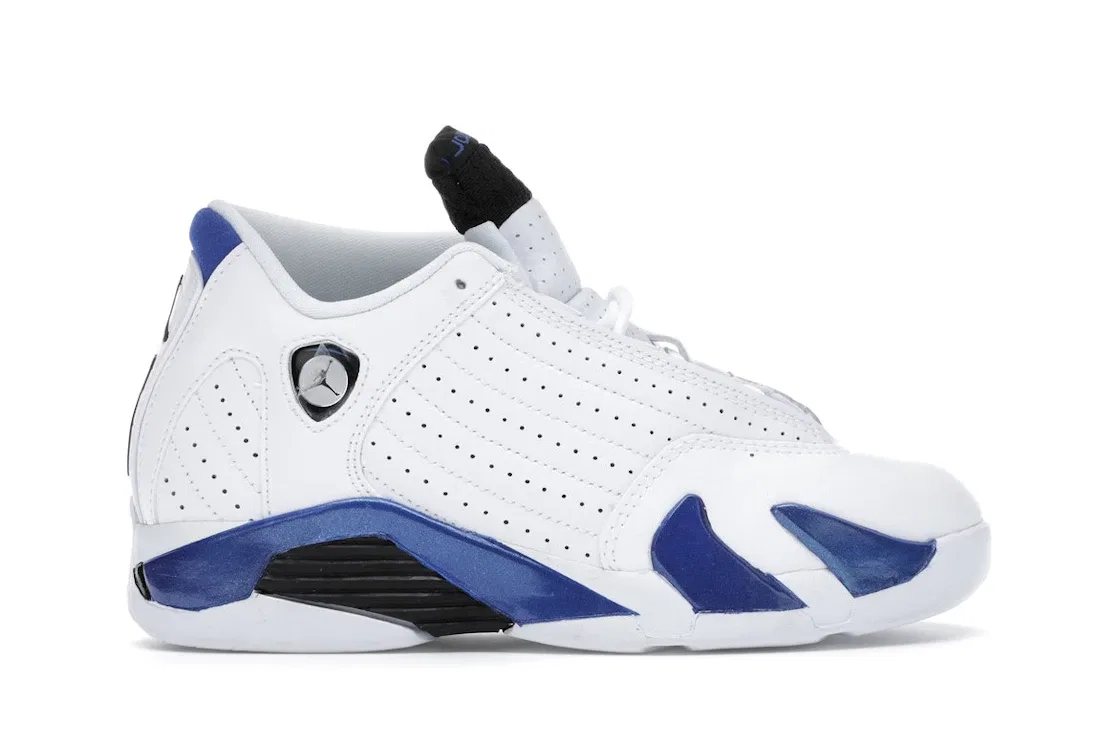 Детские кроссовки с дизайном Jordan 14 Retro Jordan, White/Black-Hyper Royal