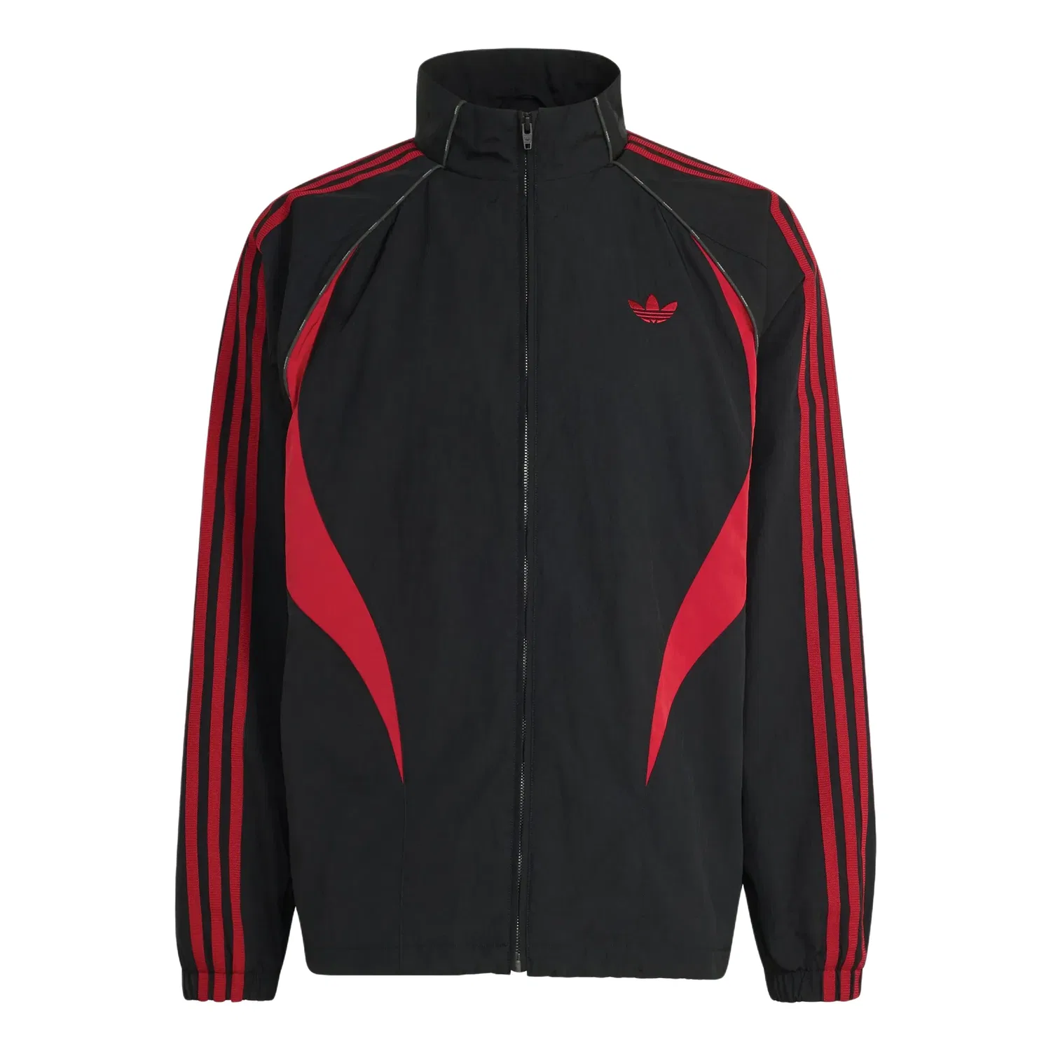 Мужская куртка Street M Track Top Asia Sizing 'Black Red' adidas, Black Red