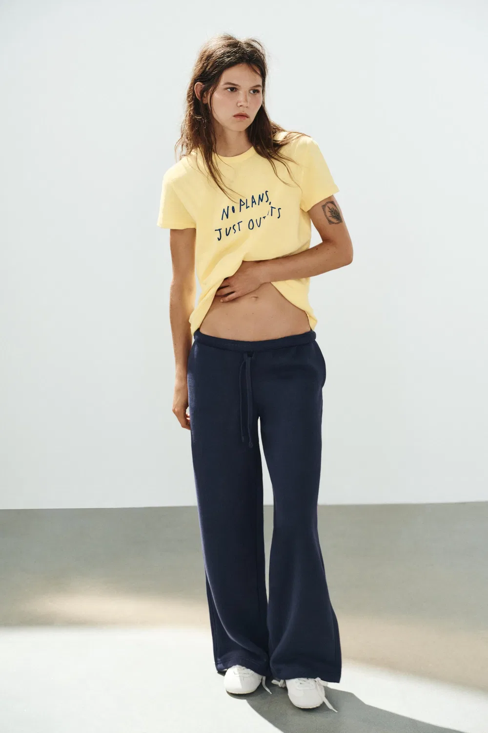Желтая футболка с логотипом ZARA, Yellow