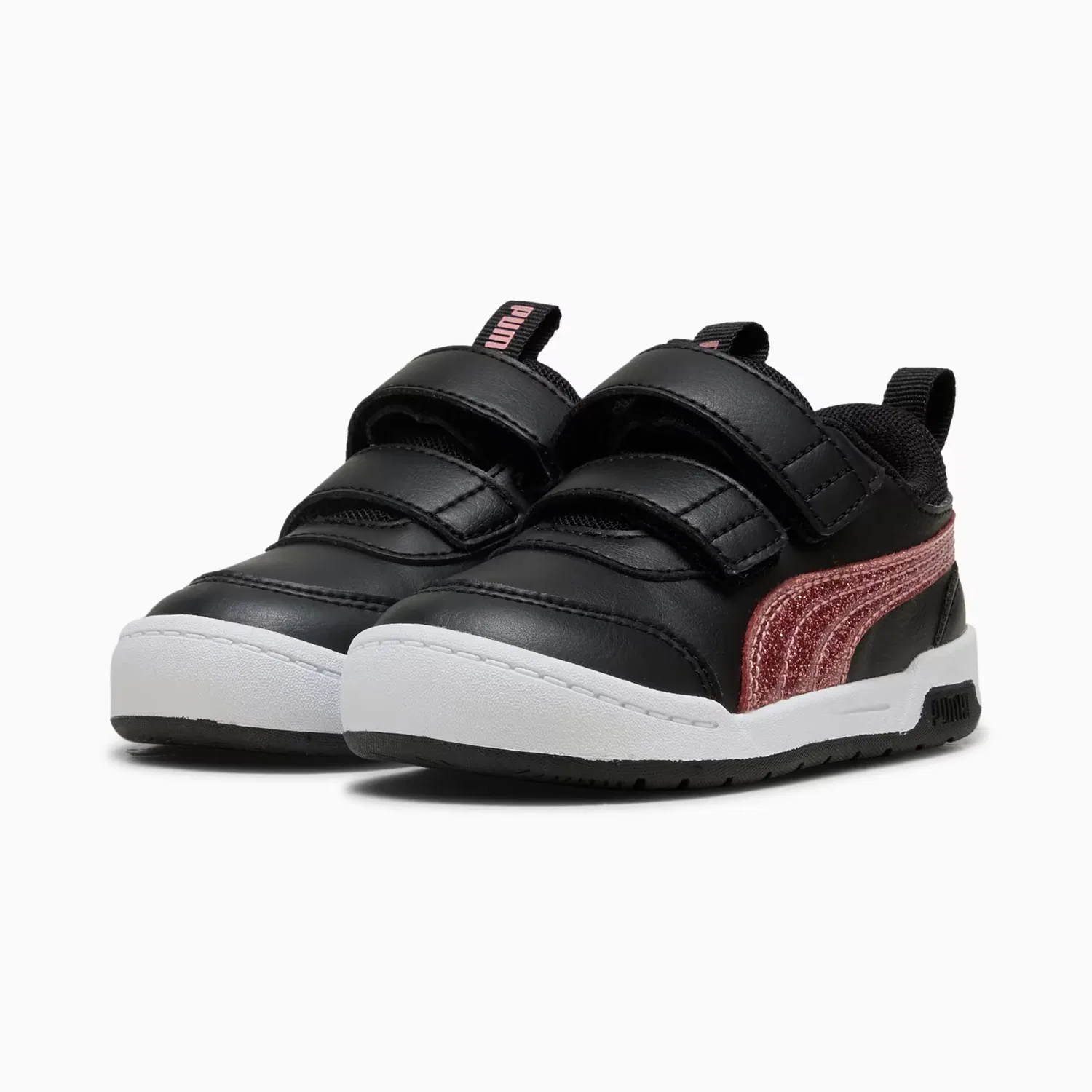 Детские кроссовки Multiflex 2 Glitz Puma, Puma Black-Rose Gold — фото 2