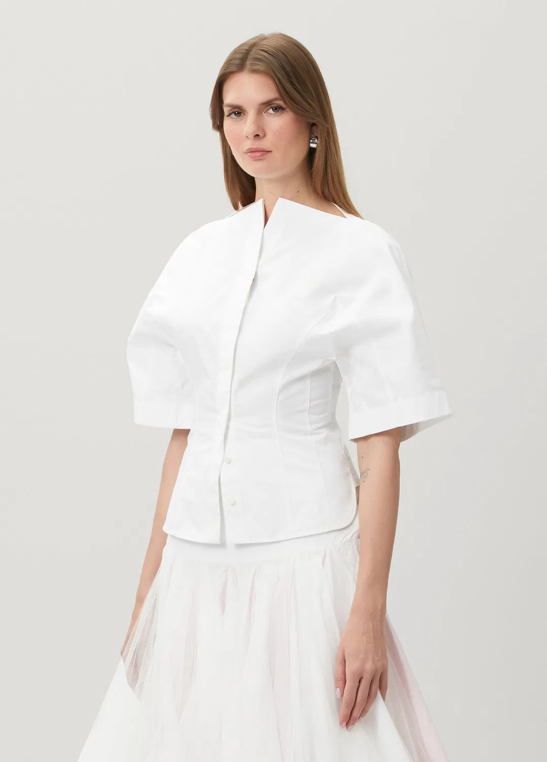 Женская рубашка La Chemise Jacquemus, white
