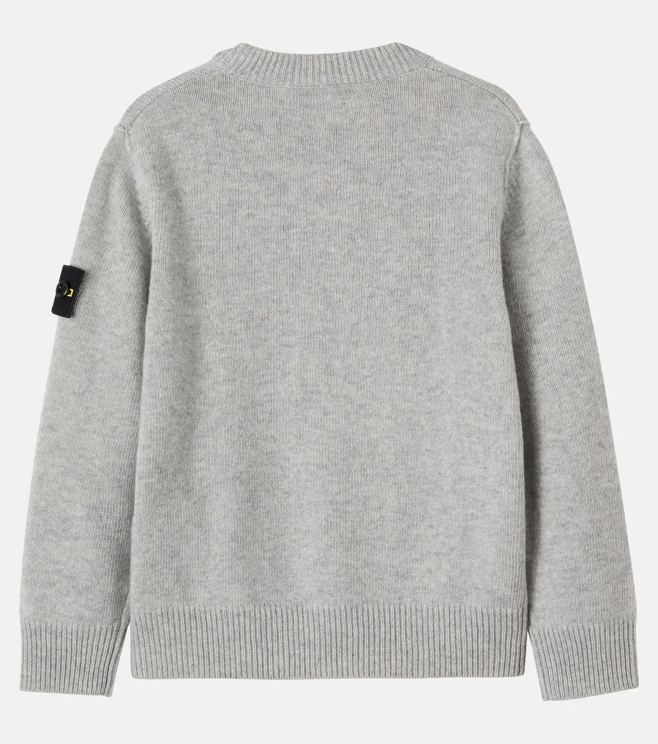 Свитер из шерсти и кашемира Compass Stone Island Junior, серый — фото 3