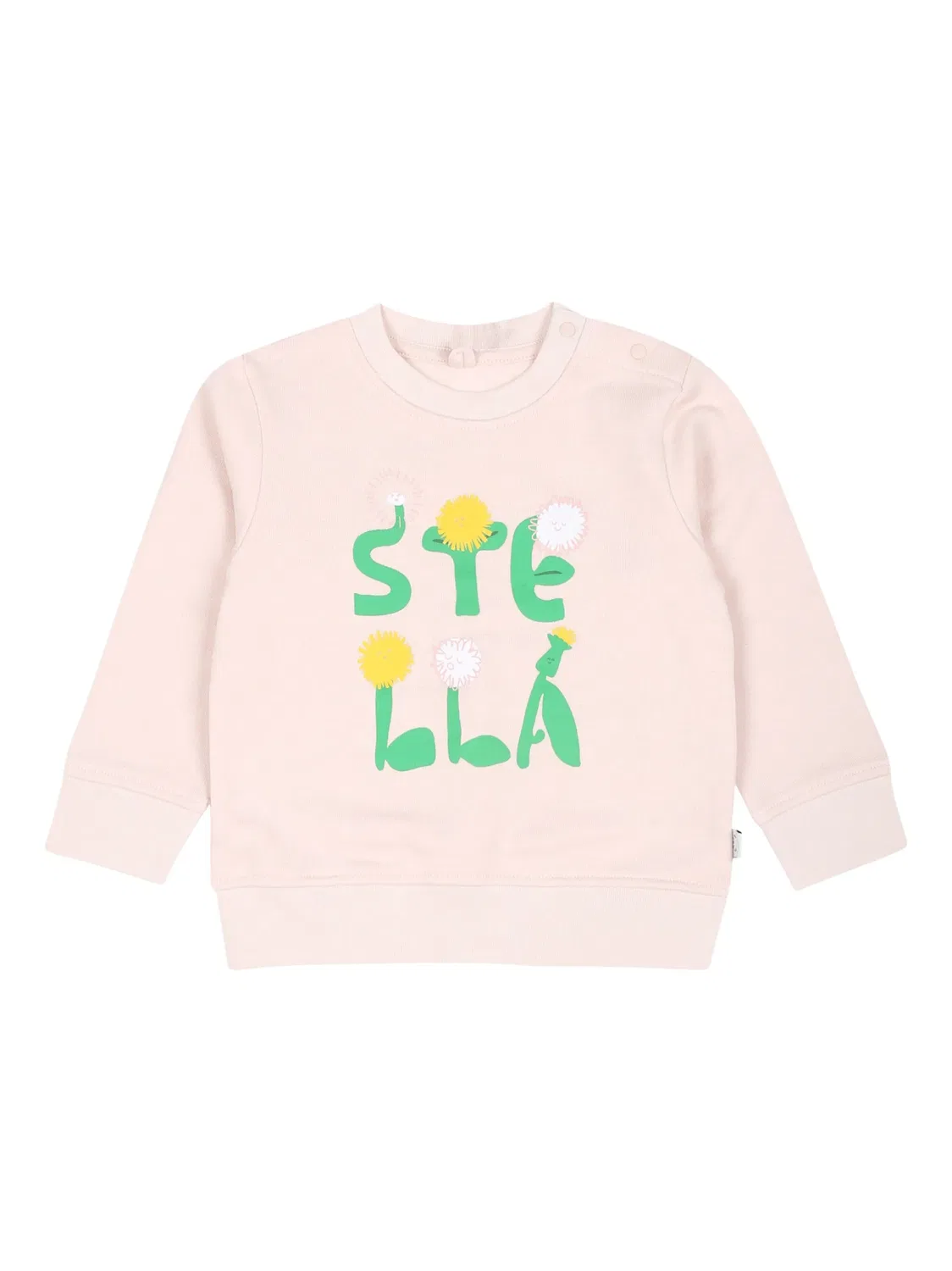 Свитшот с цветочным принтом Stella McCartney, розовый/многоцветный