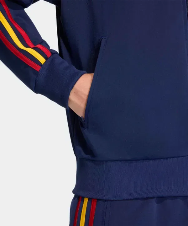 Тренировочная куртка Firebird, Adidas, темно-синий, желтый, красный — фото 4