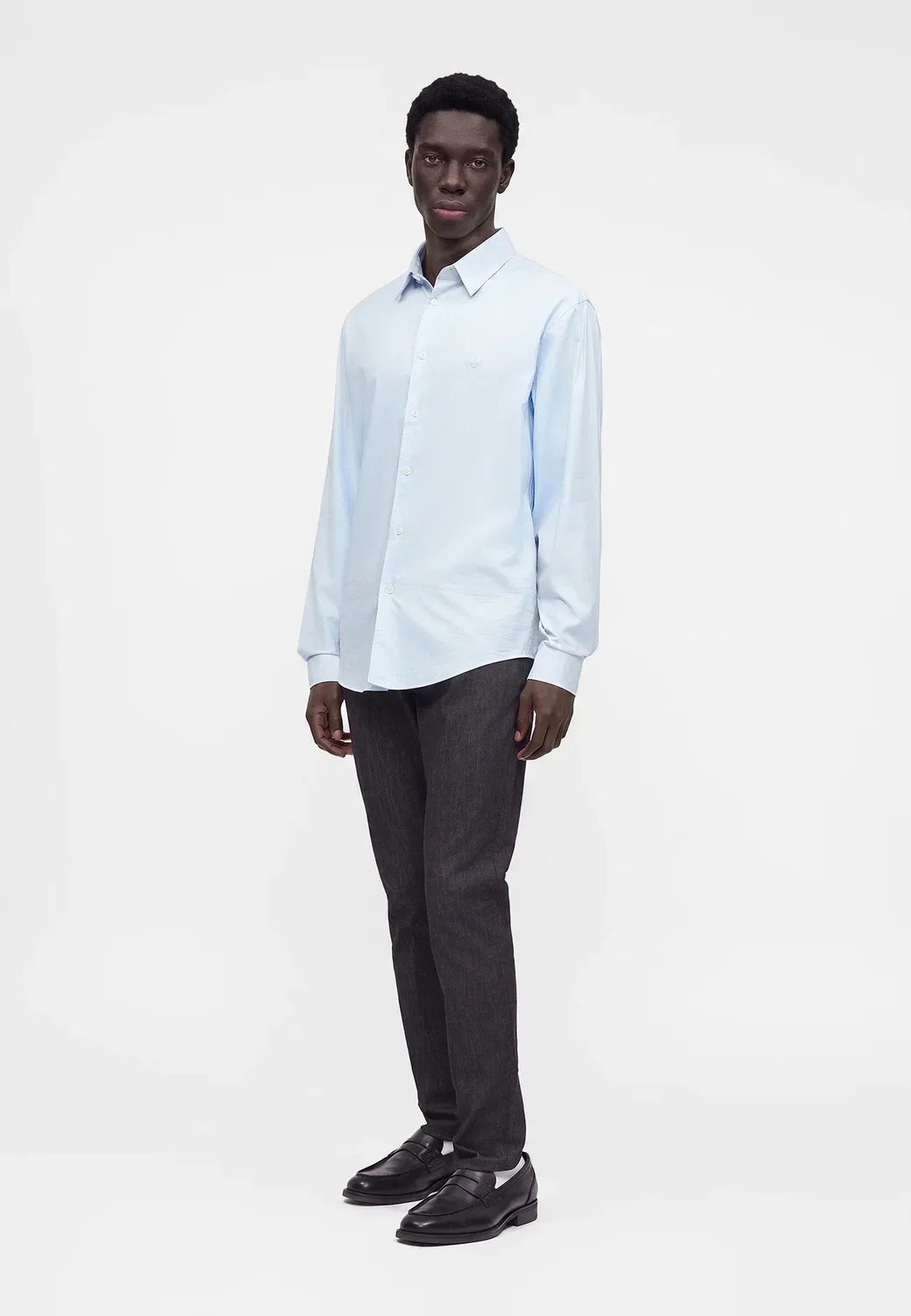 Рубашка - рубашка Emporio Armani, Blue — фото 2
