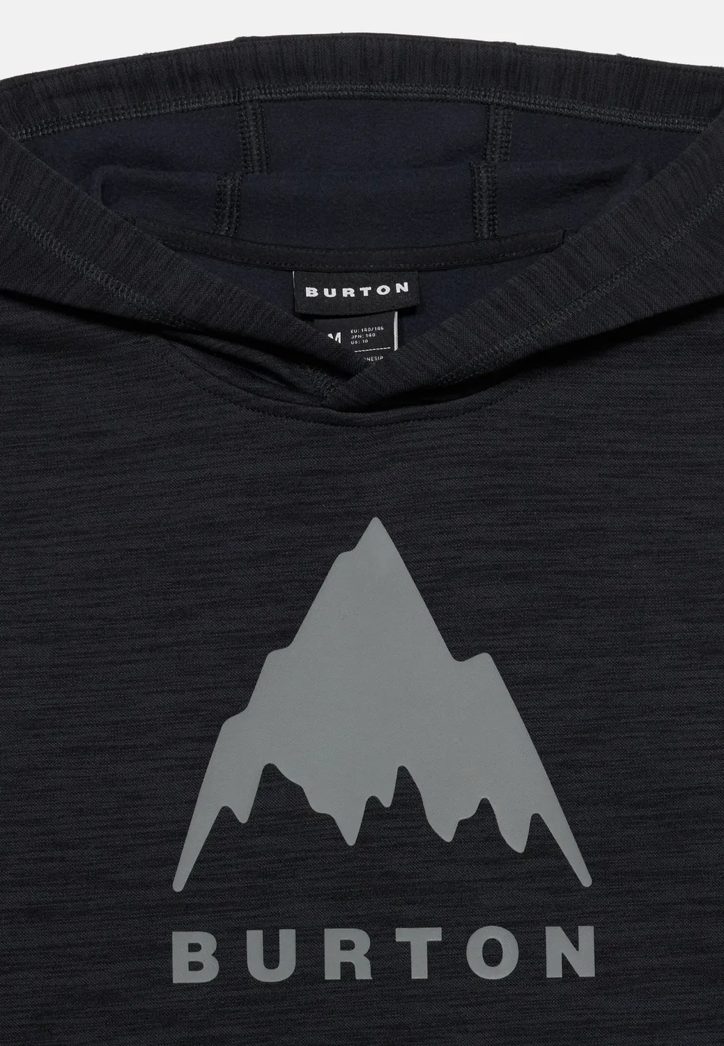 Детская толстовка унисекс из дуба Burton, True Black Heather — фото 3