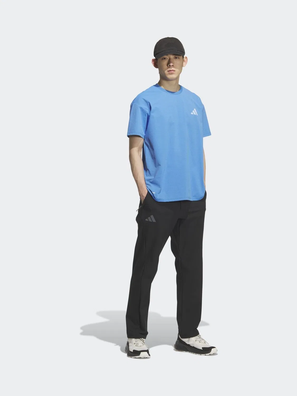 Футболка Xploric Climacool adidas, синий — фото 3