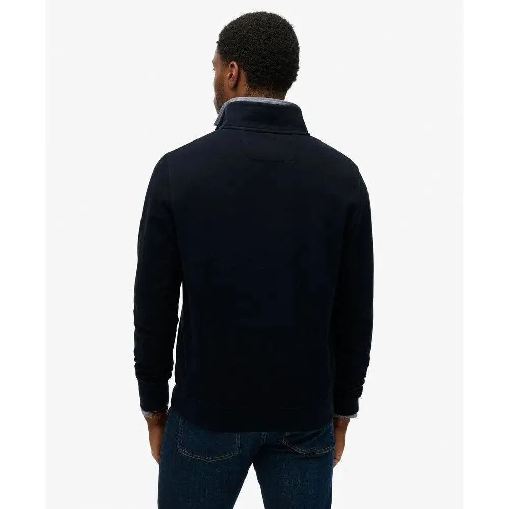 Мужской свитшот с длинным рукавом Classic Essential Superdry, Schwarz — фото 4