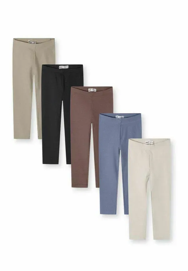 Комплект из 5 брюк с текстурой, Minoti, Beige Blue Black, черный/синий/бежевый