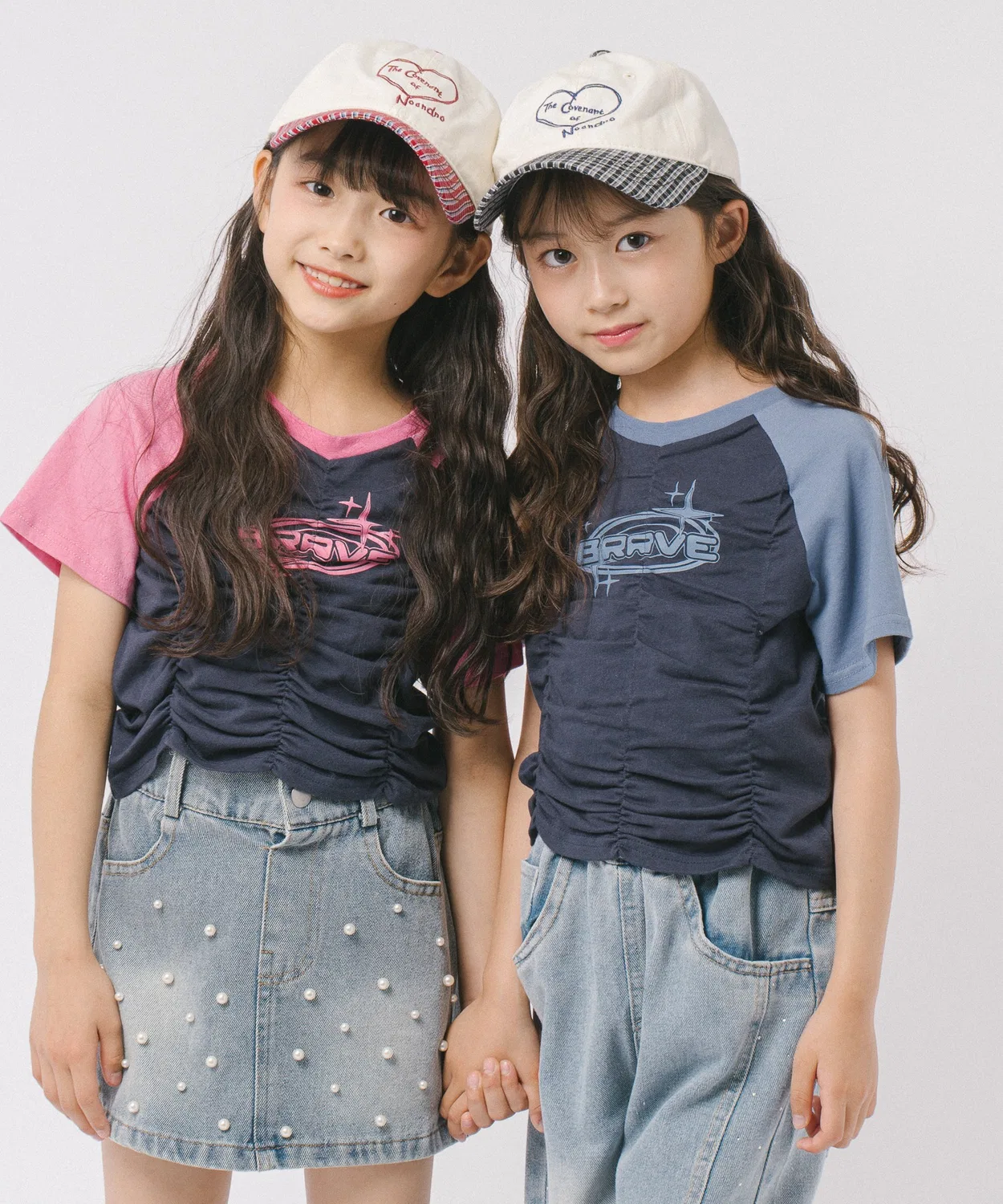 Детская футболка с принтом Planet Logo Gathered Raglan URBAN CHERRY, Pink — фото 2