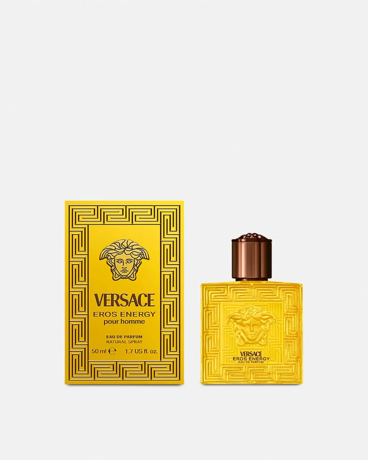 Парфюмированная вода Versace Эрос Энерджи, 50 мл, желтый — фото 2