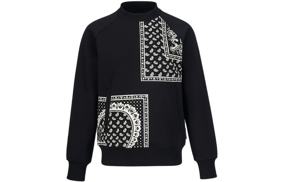 

Moose Knuckles Женская толстовка с принтом пейсли SS23, черная