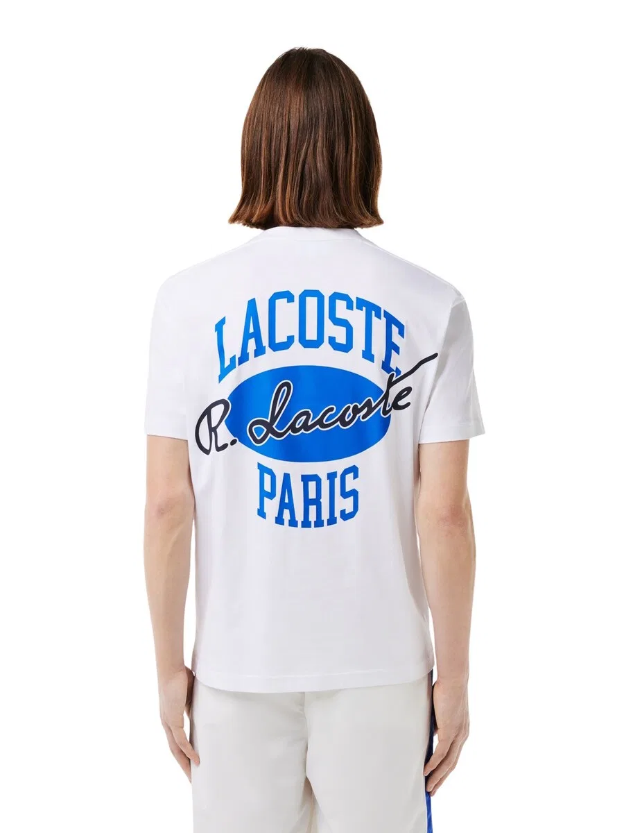 Футболка LACOSTE белого цвета — фото 2