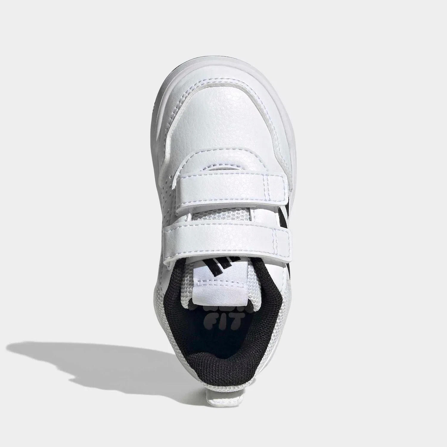 Детские кроссовки с липучкой Adidas, Цвет Weiss Schwarz — фото 3