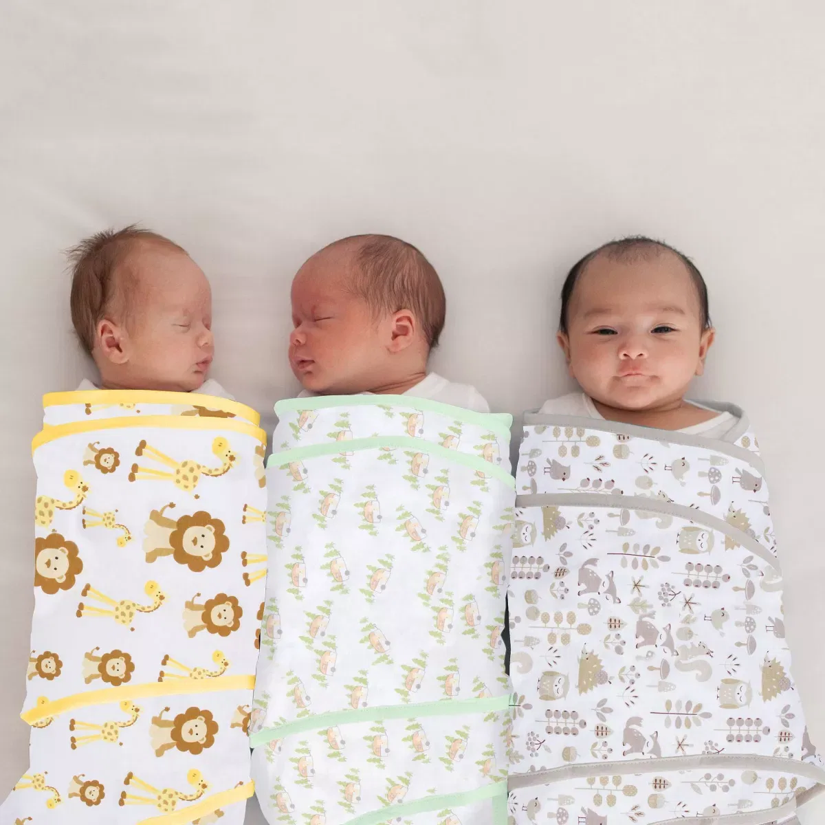 Детский комплект пеленания и боди с принтом Miracle Blanket INFANT BASICS/FURNITURE, Foxes — фото 2