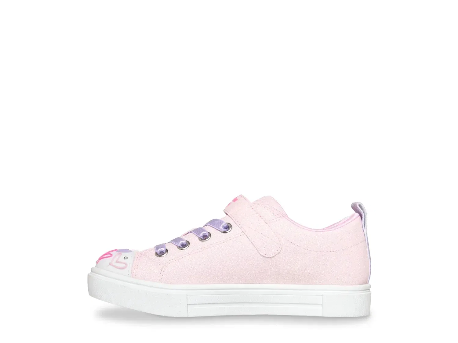 Кроссовки с подсветкой Twinkle Sparks Love Medley Skechers, светло-розовый — фото 3