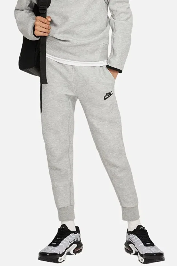 Детские спортивные штаны для девочек с утяжкой Tech Fleece Nike, Gray