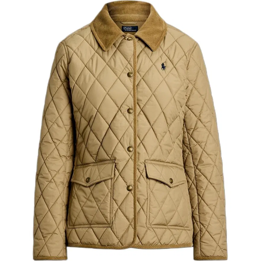 Женский пуховик прямого кроя Desert Khaki Polo Ralph Lauren, Desert Khaki
