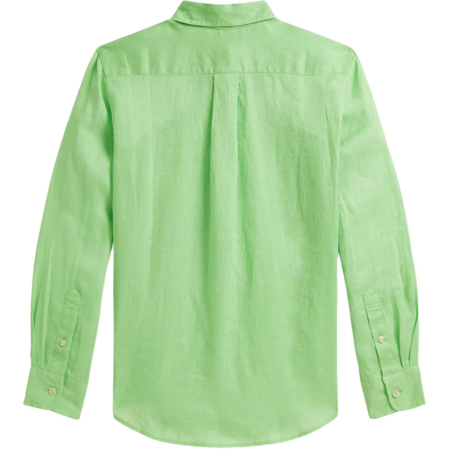 Детская рубашка свободного кроя с отложным воротником Polo Ralph Lauren, Honey Green — фото 3