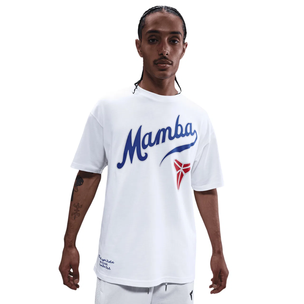 Футболка мужская Dodgers Kobe M90 Nike, цвет White/Game Royal — фото 3