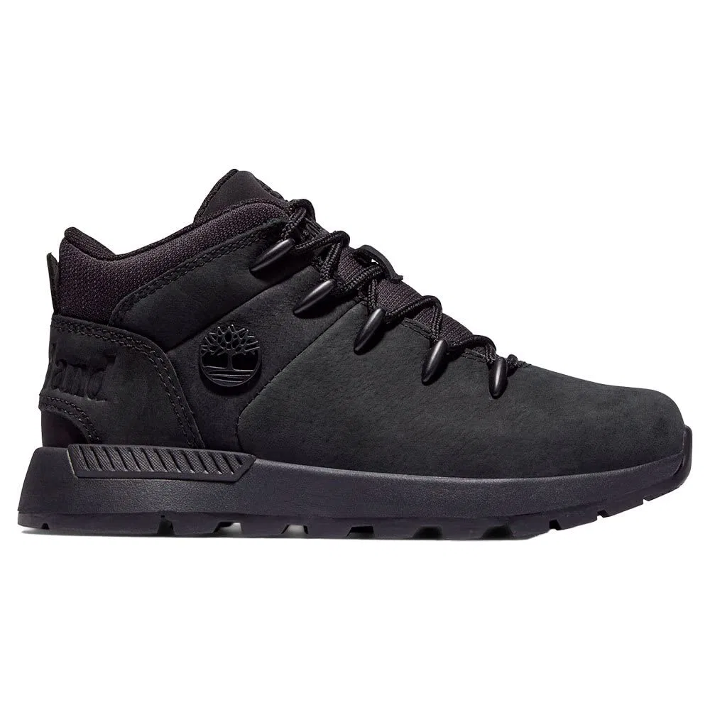 Детские ботинки для мальчиков с закрытым носком Sprint Trekker Mid Timberland, Black — фото 3