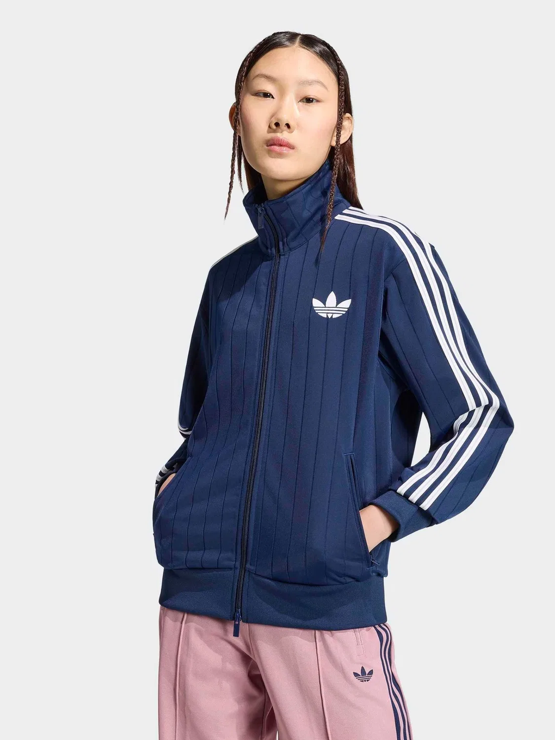 Толстовка Pinstripe Firebird, adidas Originals, синий