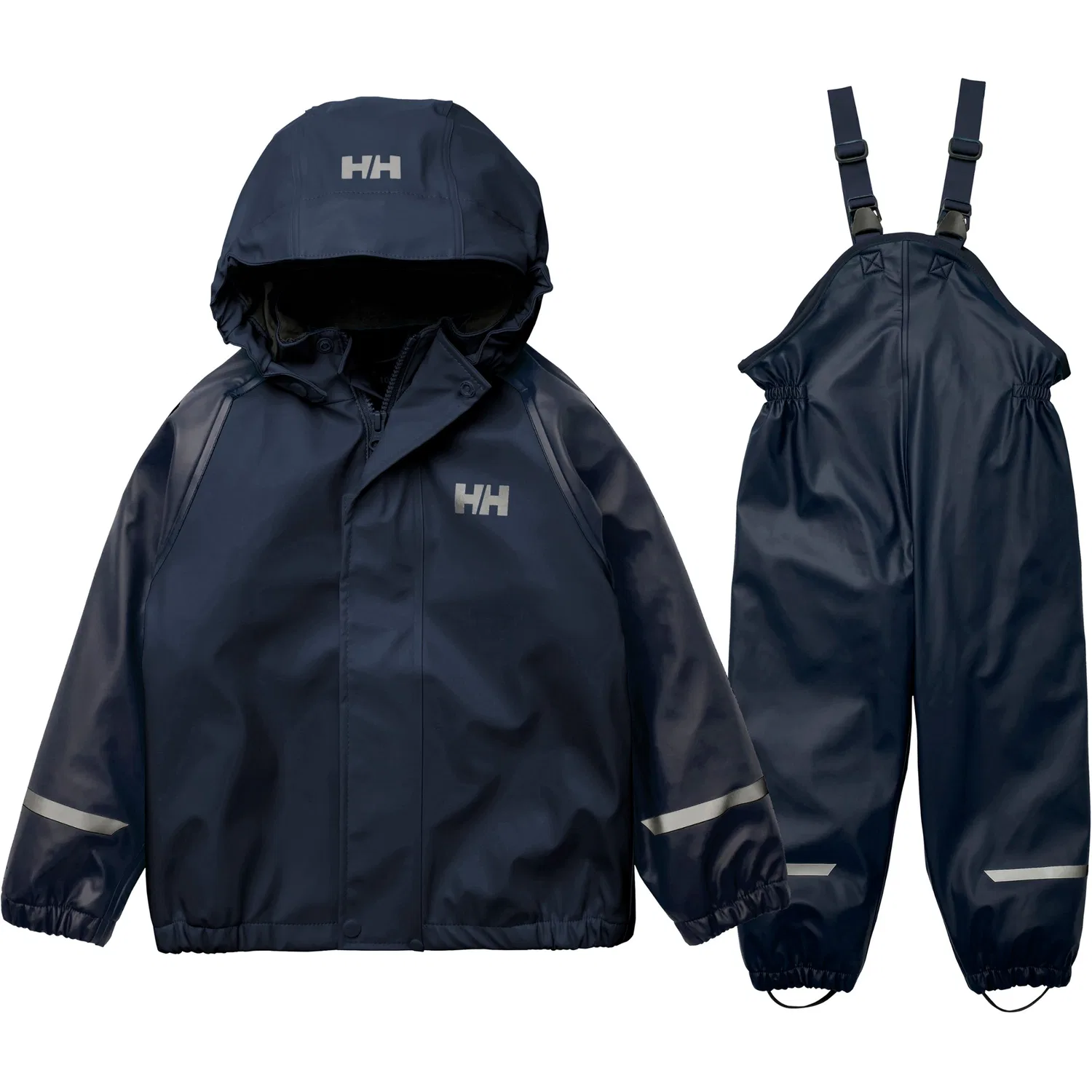 Комплект дождевиков с флисовой подкладкой Bergen Fleece 2.0 PU Rain Set Helly Hansen, темно-синий