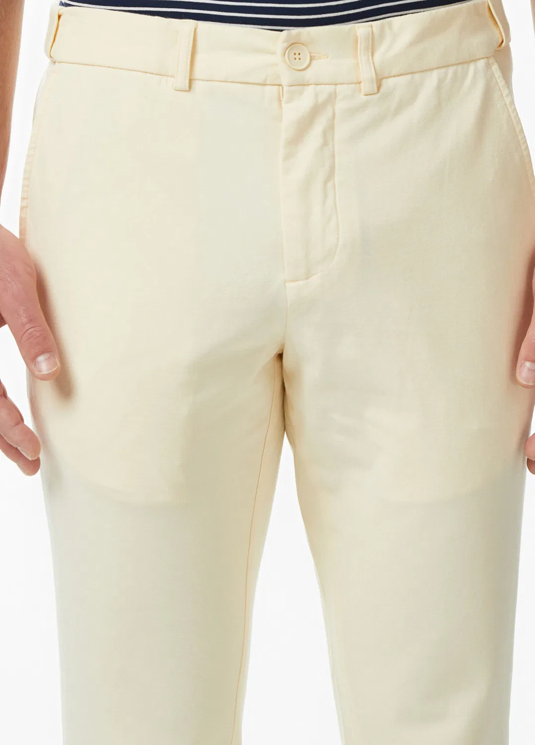 Чиносы Lacoste Slim Fit, бежевый — фото 4