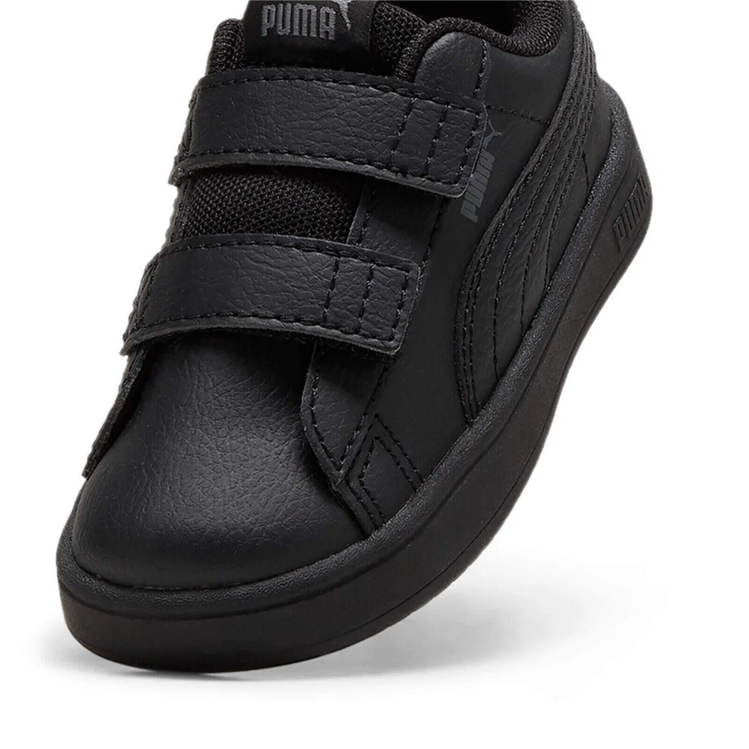 Детские кроссовки из экокожи Puma Rickie Classic V Inf, Schwarz — фото 4