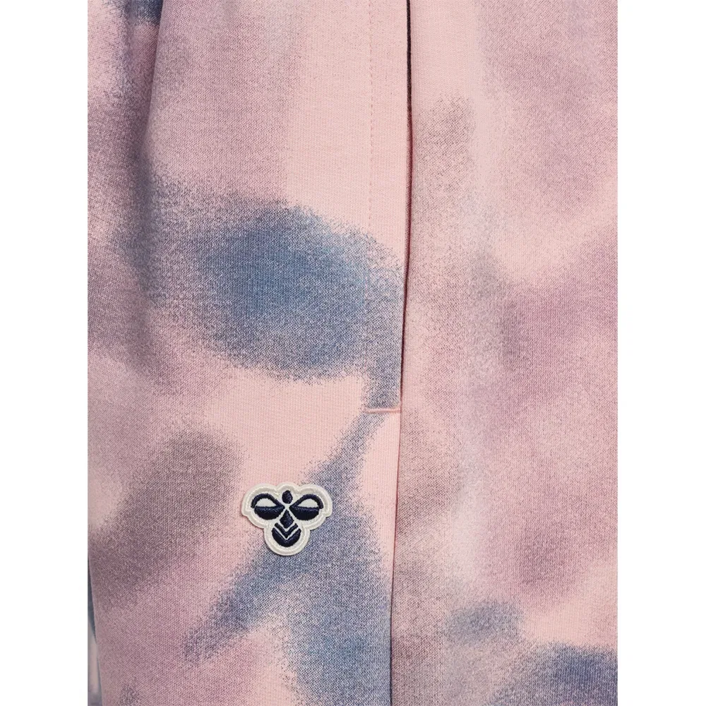 Детские спортивные штаны для девочек с принтом Loose AOP Bee Hummel, Pink — фото 4