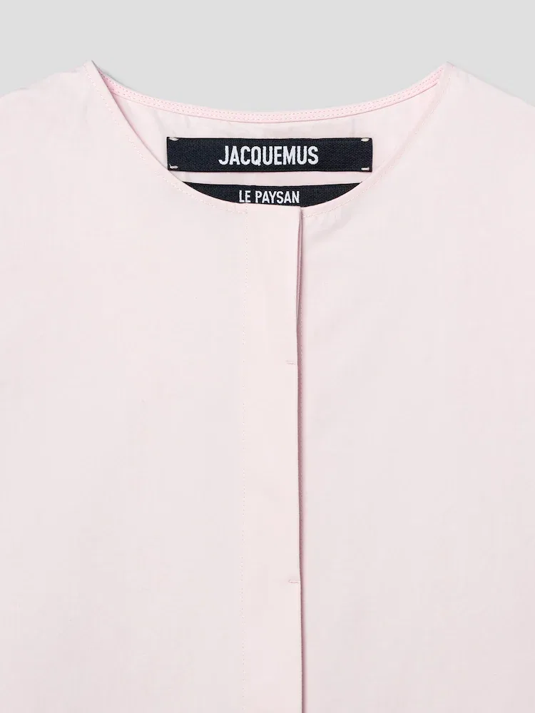 Платье-рубашка свободного кроя, Berlingot JACQUEMUS, Light Pink — фото 3