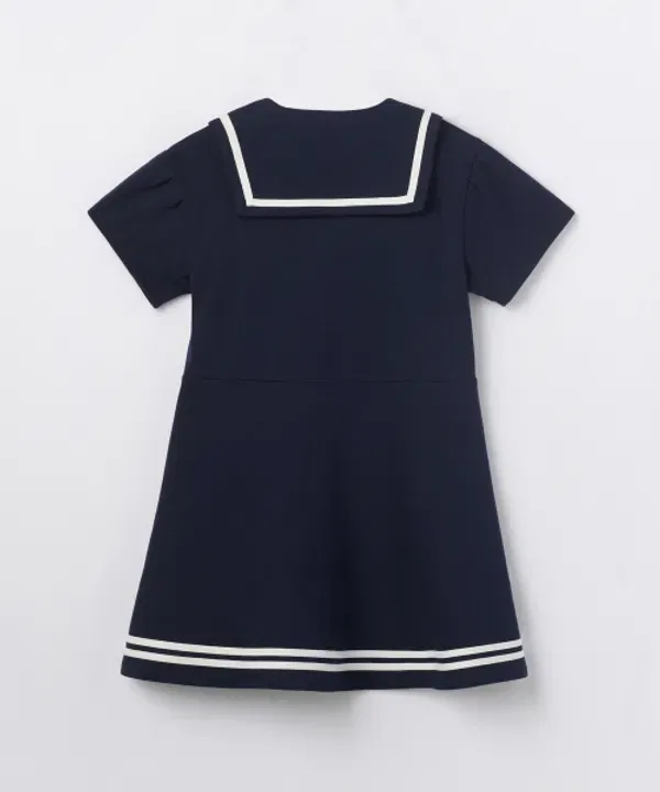 Платье трикотажное, Sailor, Musinsa Standard Kids, темно-синий — фото 3
