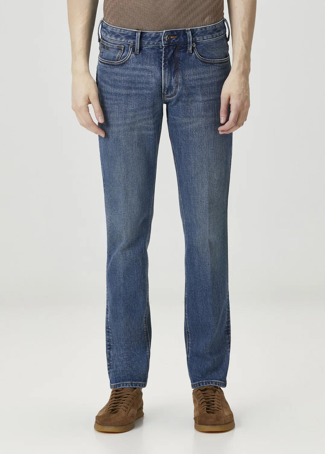 Джинсы Slim Fit Emporio Armani, blue — фото 2