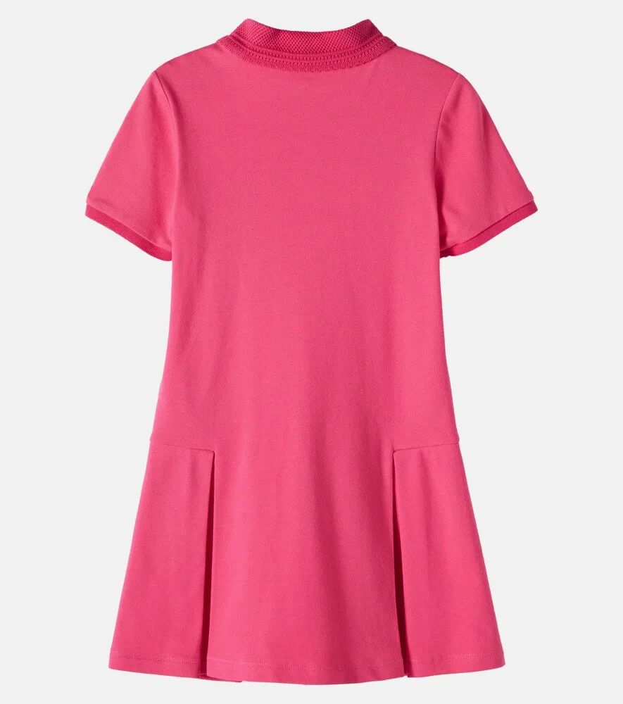 Платье-поло из хлопковой смеси Mr Men Little Miss Gucci Kids, розовый — фото 3