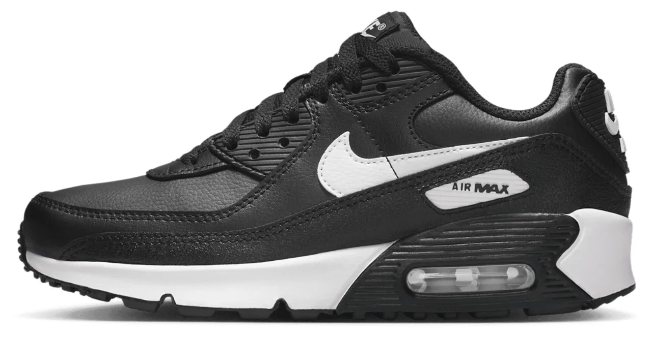 Кроссовки для мальчиков Air Max 90 Nike, черный/белый — фото 2