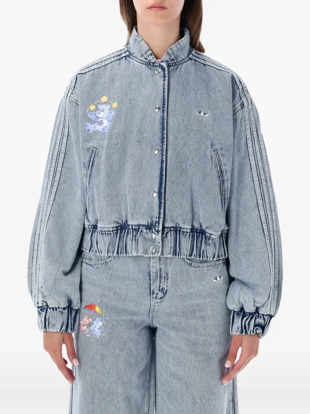 Джинсовая куртка adidas X Care Bears, синий