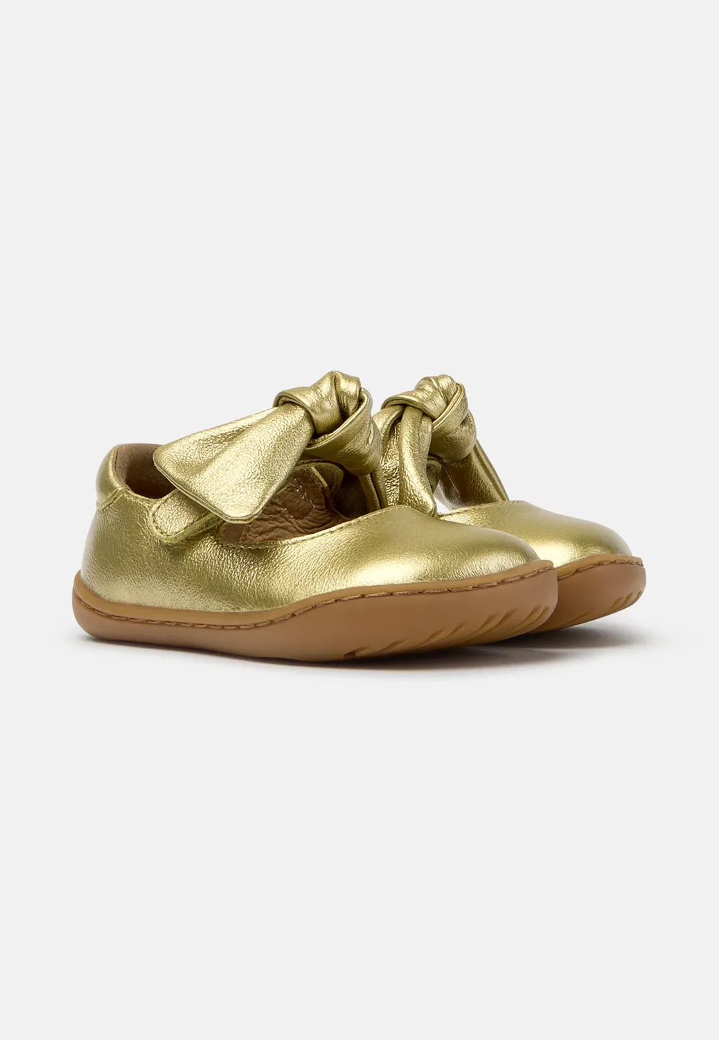 Peu cami - детские туфли Camper, Gold-Coloured — фото 2