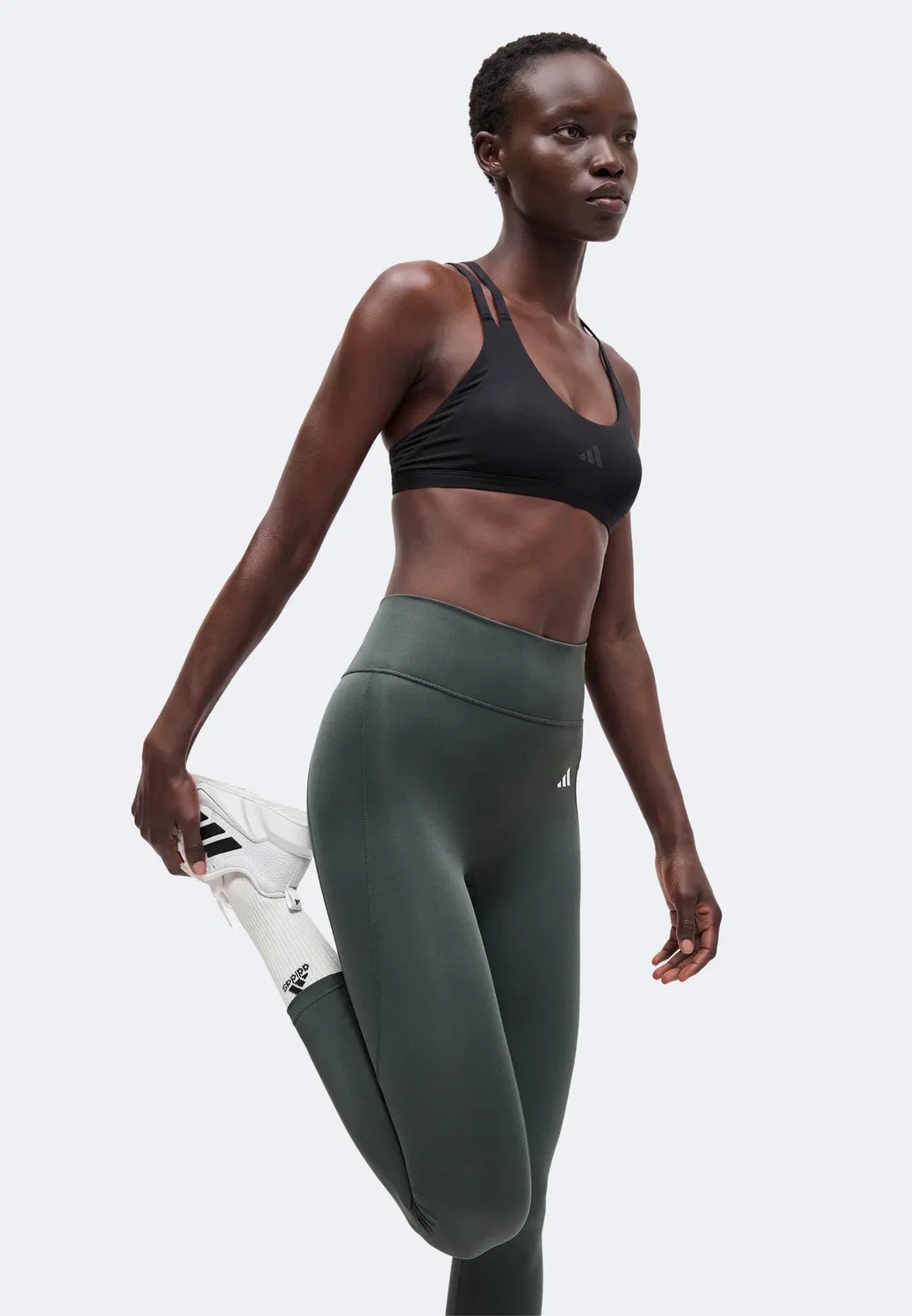 Тренировка Optimé Essentials 7/8 - леггинсы Adidas Performance, Legend Ivy — фото 4